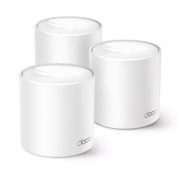 TP-Link - Set med 3 Wi‑Fi 6-meshenheter för hela hemmet Deco X10