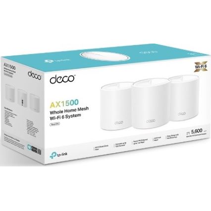 TP-Link - Set med 3 Wi‑Fi 6-meshenheter för hela hemmet Deco X10