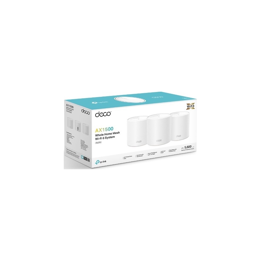 TP-Link - Set med 3 Wi‑Fi 6-meshenheter för hela hemmet Deco X10