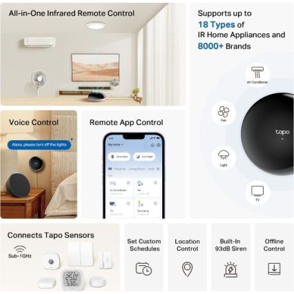 TP-Link - Smart infraröd hub MATTER Wi-Fi