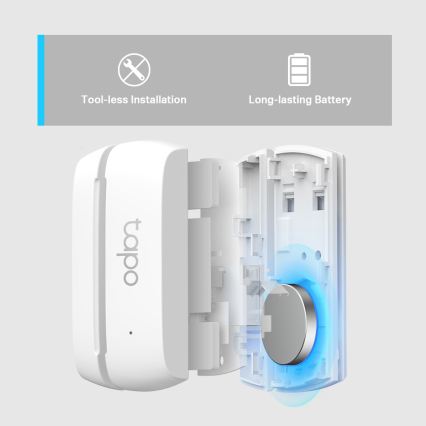 TP-Link - Smart kontaktsensor 1xCR2032 Wi-Fi