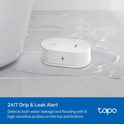 TP-Link - Smart läcksensor för vattenläckor 2xAAA Wi‑Fi