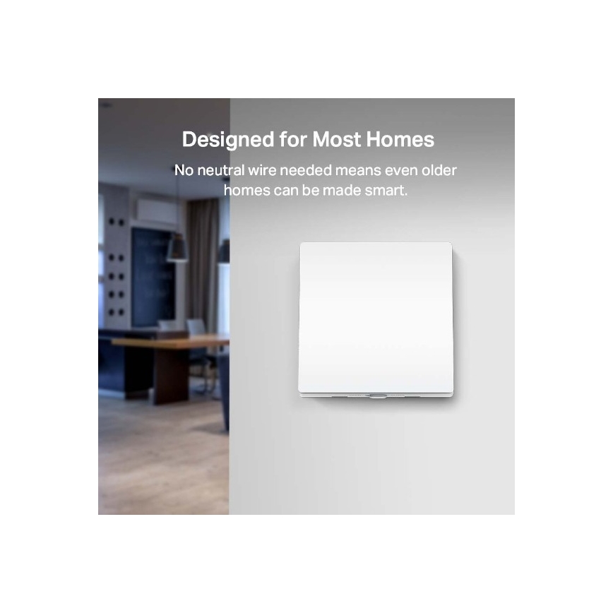 TP-Link - Smart ljusbrytare 2xAAA Wi-Fi