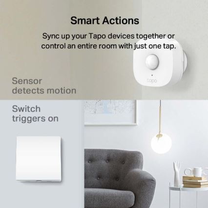 TP-Link - Smart ljusbrytare 2xAAA Wi-Fi