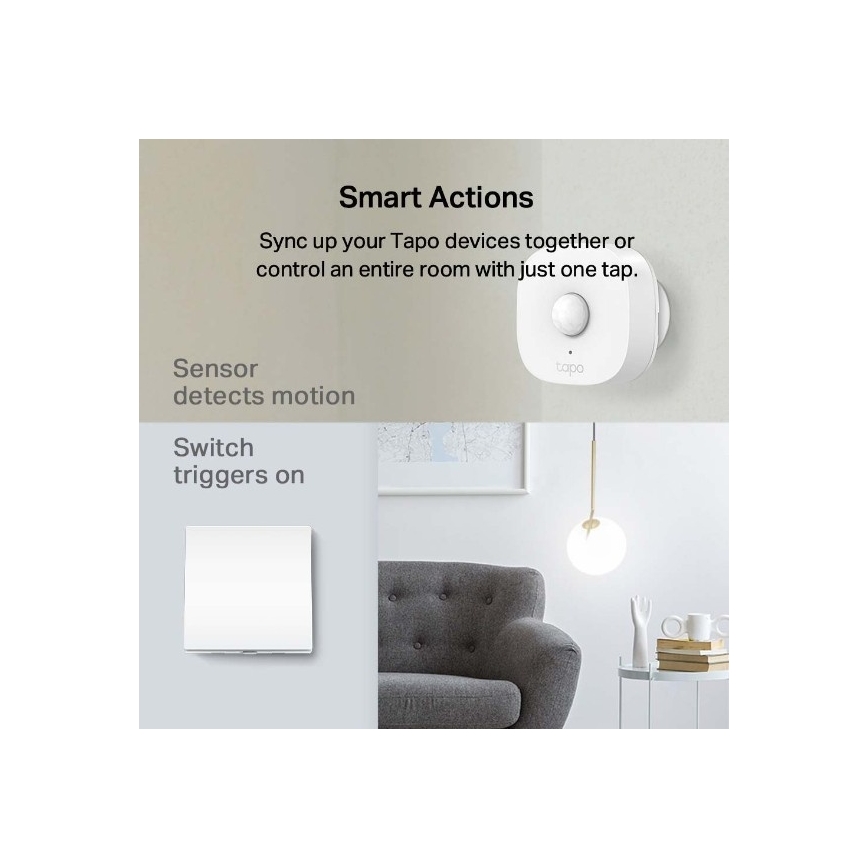 TP-Link - Smart ljusbrytare 2xAAA Wi-Fi