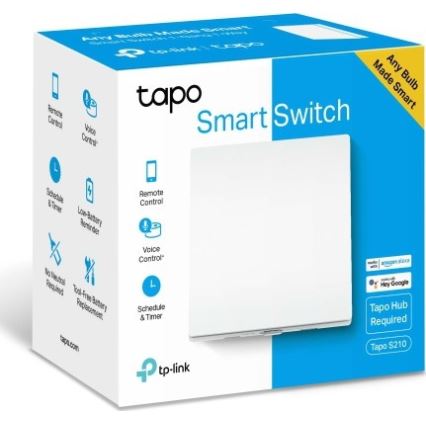 TP-Link - Smart ljusbrytare 2xAAA Wi-Fi