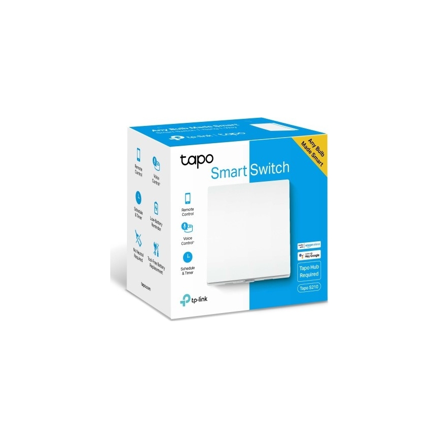 TP-Link - Smart ljusbrytare 2xAAA Wi-Fi