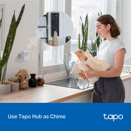 TP-Link - Smart mini videodörrklocka Wi-Fi