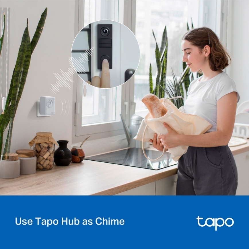 TP-Link - Smart mini videodörrklocka Wi-Fi
