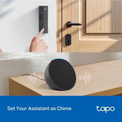 TP-Link - Smart mini videodörrklocka Wi-Fi