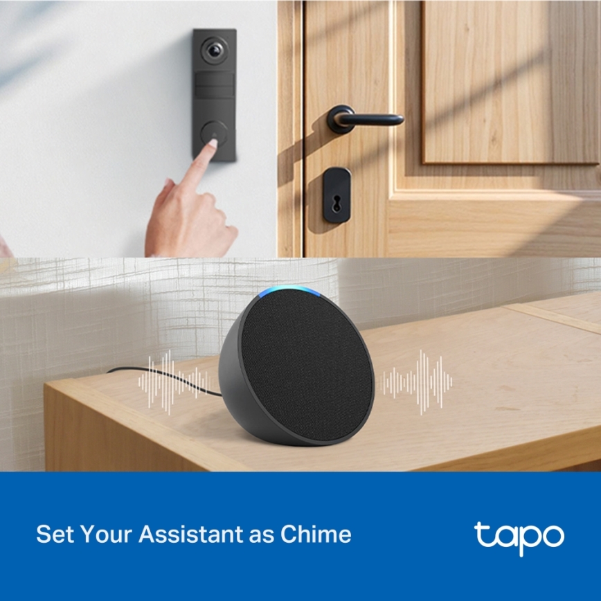 TP-Link - Smart mini videodörrklocka Wi-Fi