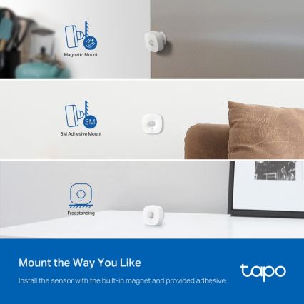 TP-Link - Smart rörelsesensor 1xCR2450 Wi-Fi