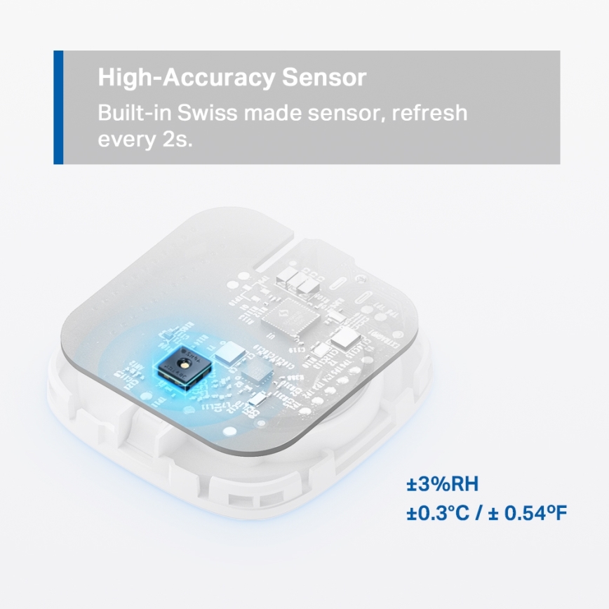 TP-Link - Smart sensor för mätning av temperatur och luftfuktighet 1xCR2450 Wi-Fi