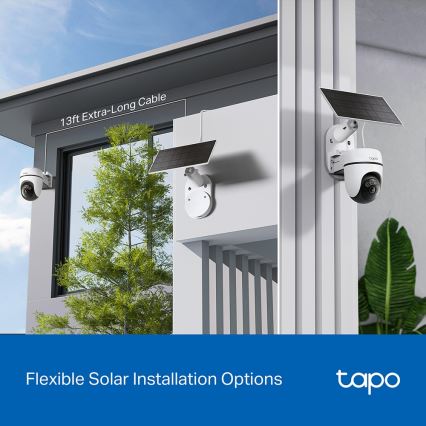 TP-Link - Smart solcellsdriven kamera 5V IP65 Wi-Fi