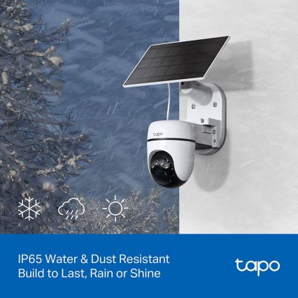 TP-Link - Smart solcellsdriven kamera 5V IP65 Wi-Fi