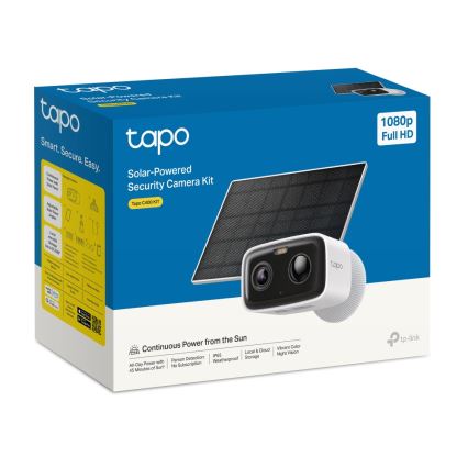 TP-Link - Smart solcellskamera 5200 mAh 5V IP65