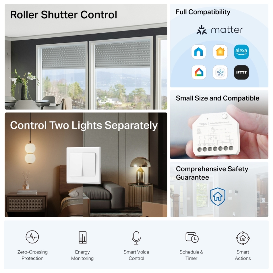TP-Link - Smart strömbrytarmodul MATTER