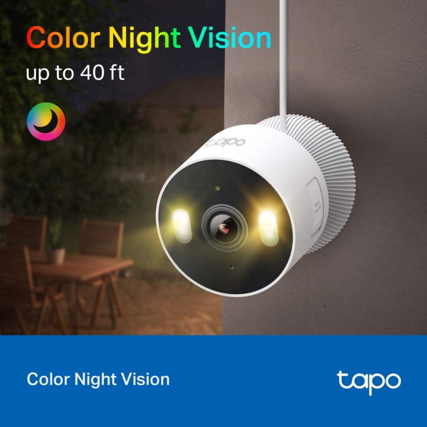 TP-Link - Smart utomhuskamera 3 MP 5 V Wi‑Fi