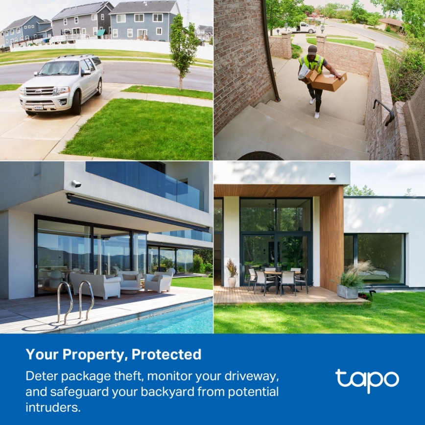 TP-Link - Smart utomhuskamera IP65 5V Wi-Fi