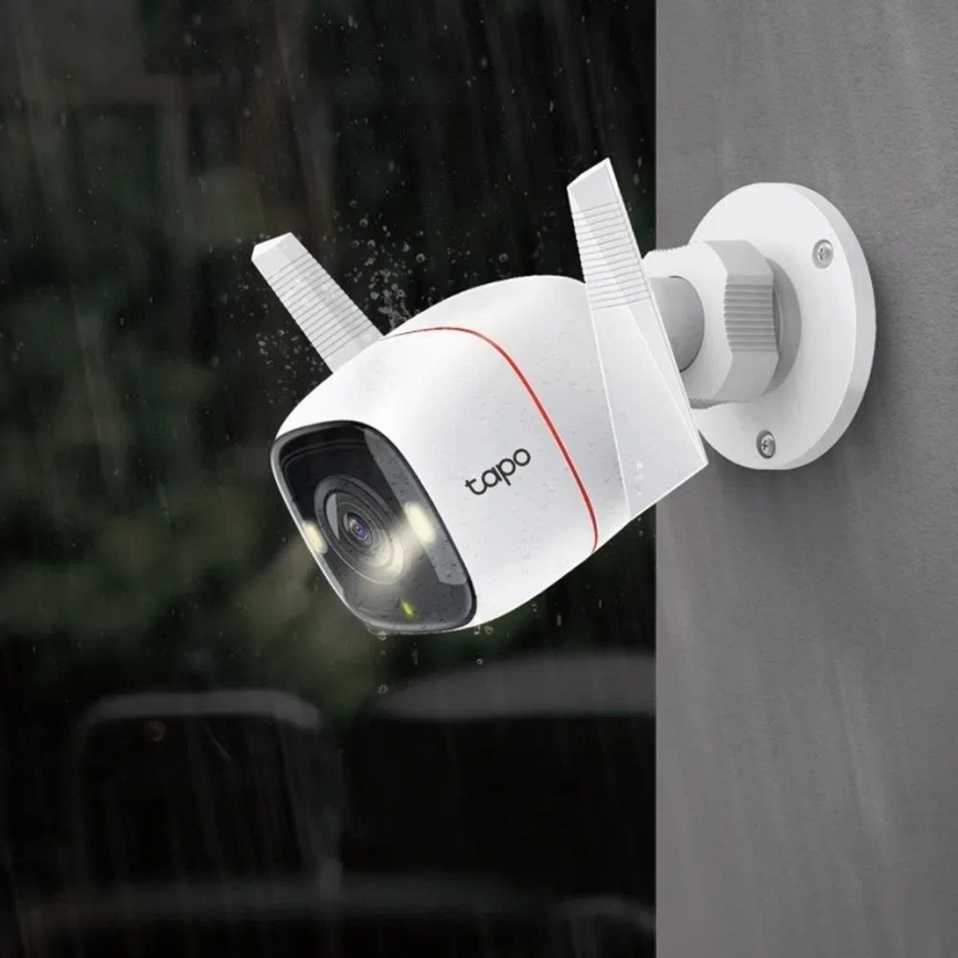 TP-Link - Smart utomhuskamera med sensor, IP66, Wi‑Fi