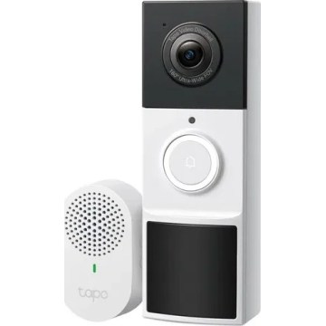 TP-Link - Smart videodörrklocka med sensor 2K 6400 mAh IP65 Wi-Fi