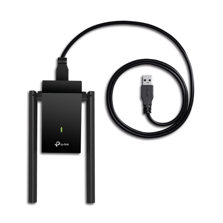 TP-Link - Trådlös USB-nätverksadapter med högvinstantenner Archer T4U Plus Wi-Fi