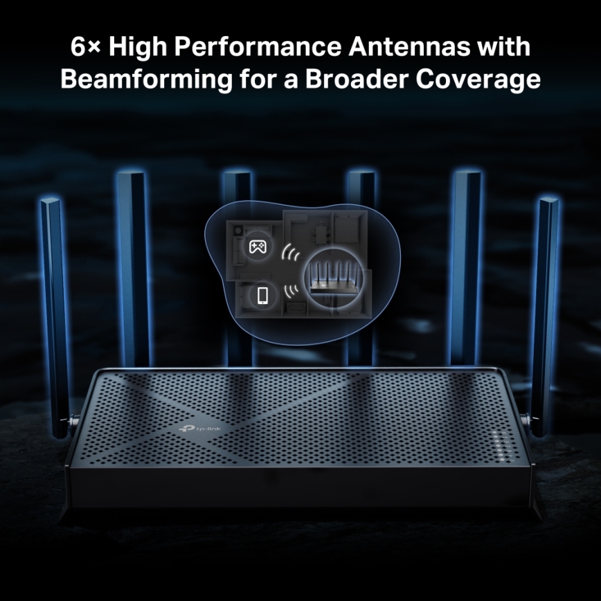 TP-Link - Tvåbands Wi-Fi 7 router Archer BE400