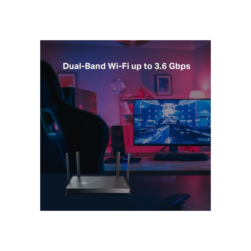 TP-Link - Tvåbands Wi‑Fi 7-router Archer BE230