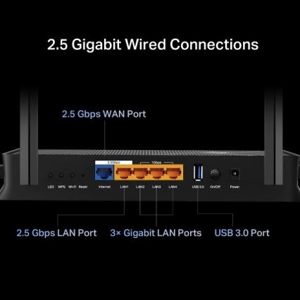 TP-Link - Tvåbands Wi‑Fi 7-router Archer BE230