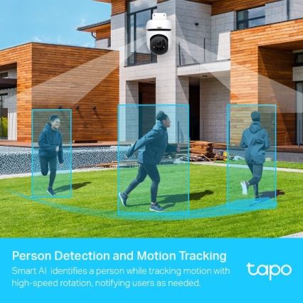 TP-Link - Utomhuskamera med sensor IP65 Wi-Fi