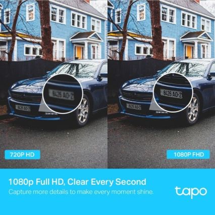 TP-Link - Utomhuskamera med sensor IP65 Wi-Fi