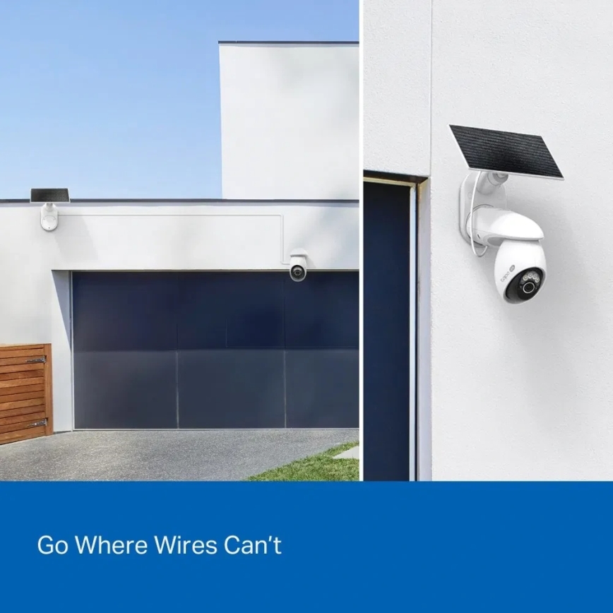 TP-Link - Utomhussolcellskamera IP65 Wi-Fi