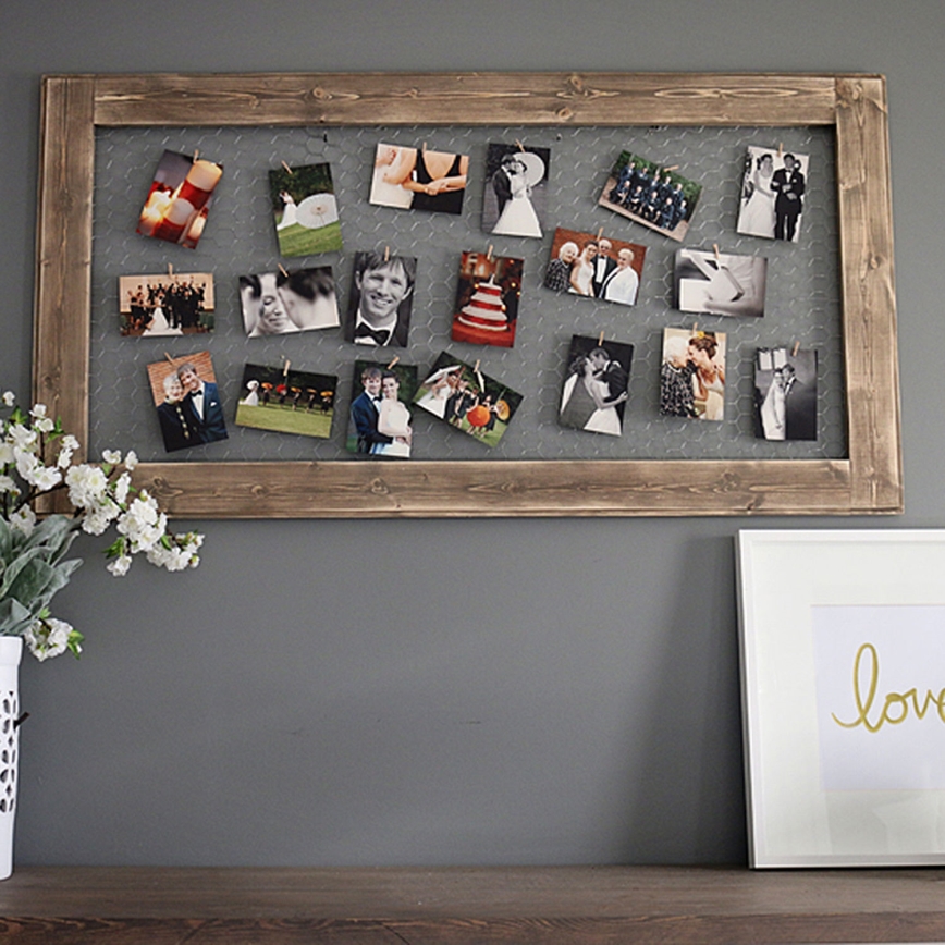 Trä ram för foton 100x60 cm trä