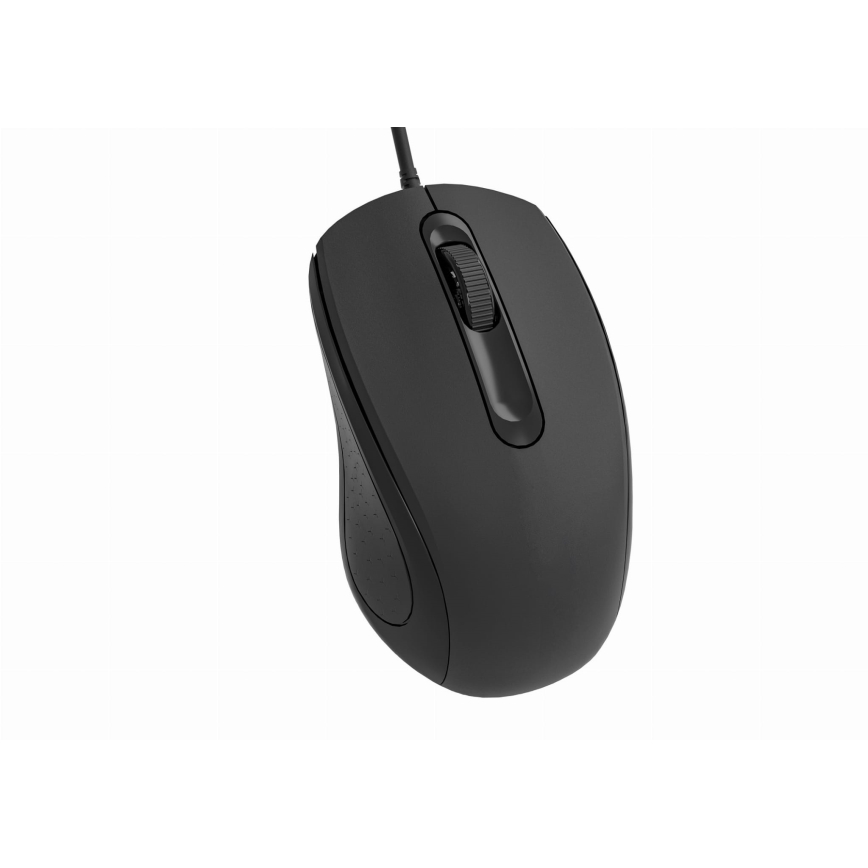 Trådbunden mus 1200 DPI USB-C svart