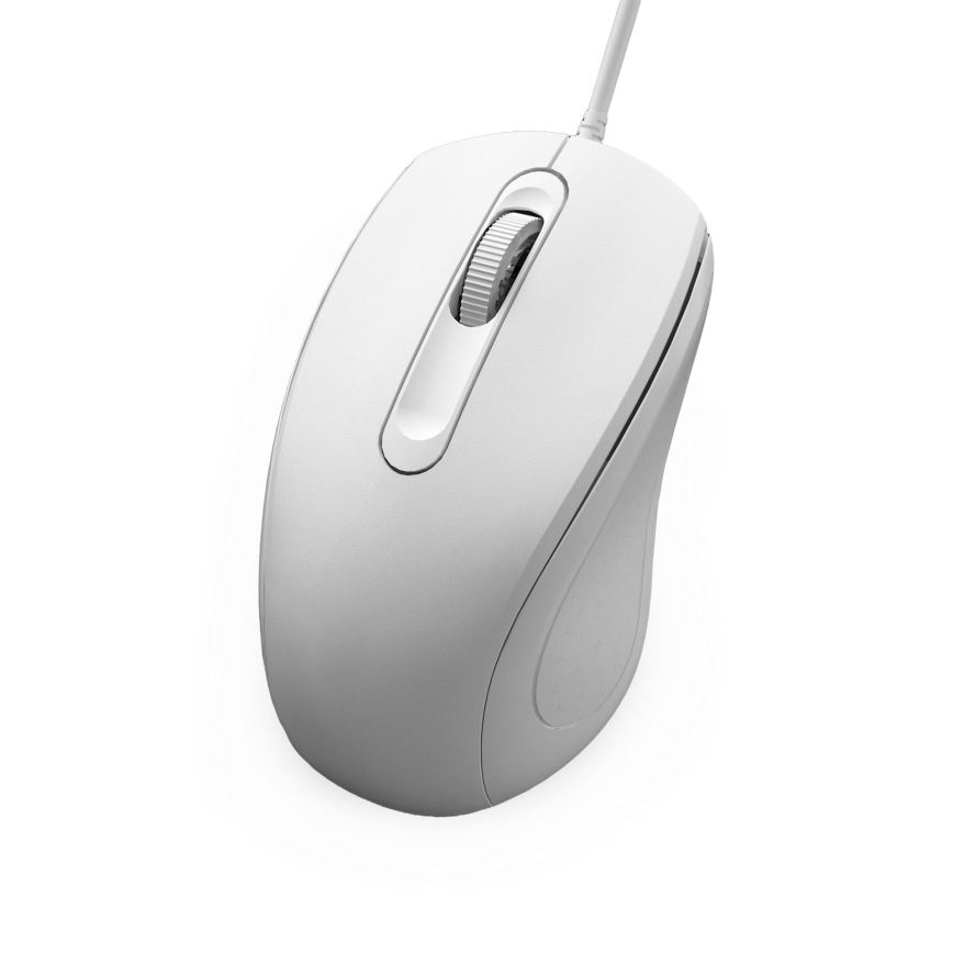 Trådbunden mus 1200 DPI vit