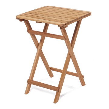 Trädgårdsbord 50x50 cm bok