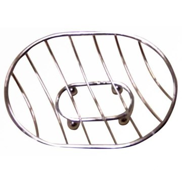 Trådkorg för tvål 11x13,3 cm blank krom