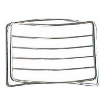 Trådkorg för tvål 9x11,9 cm blank krom