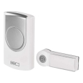 Trådlös dörrklocka 3xAA/1xCR2032 IP44 vit/silver