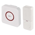 Trådlös dörrklocka för eluttag GoSmart 230V + 1xCR2032 vit Wi‑Fi