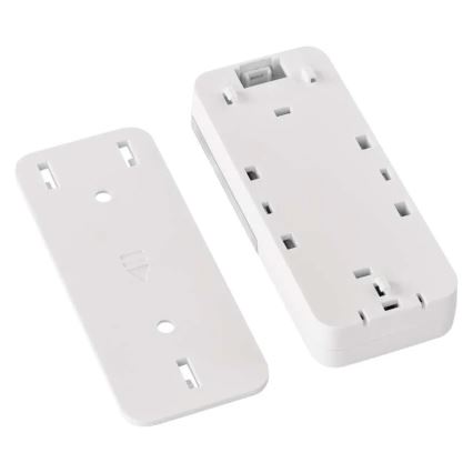 Trådlös dörrklocka för eluttag GoSmart 230V + 1xCR2032 vit Wi‑Fi