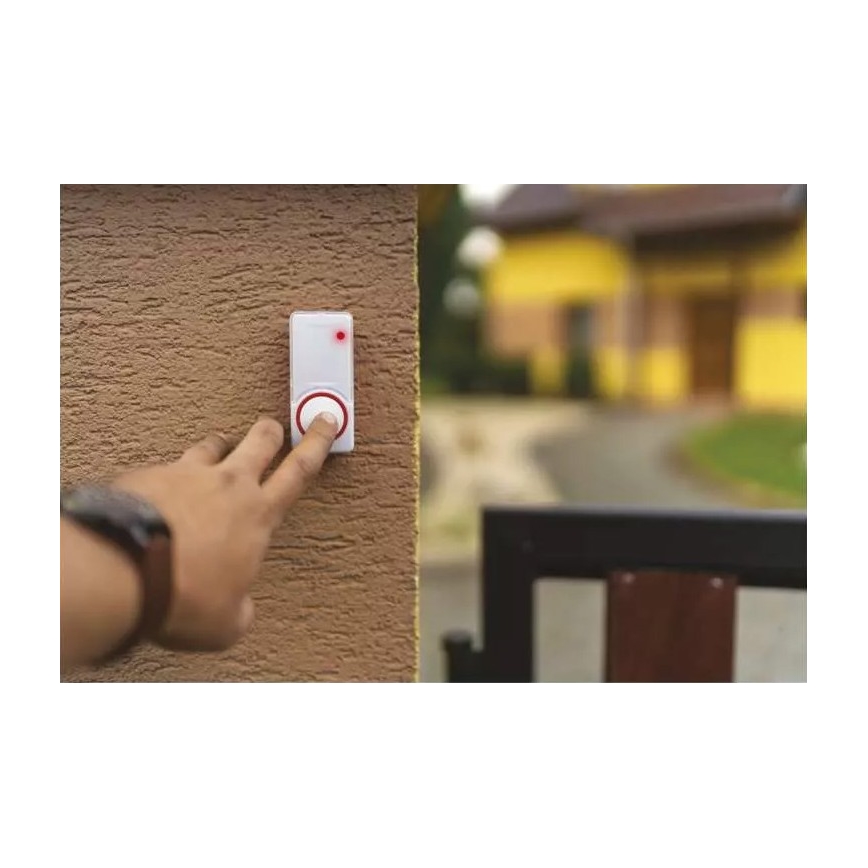 trådlös ringklocka för vägguttag 230V IP44