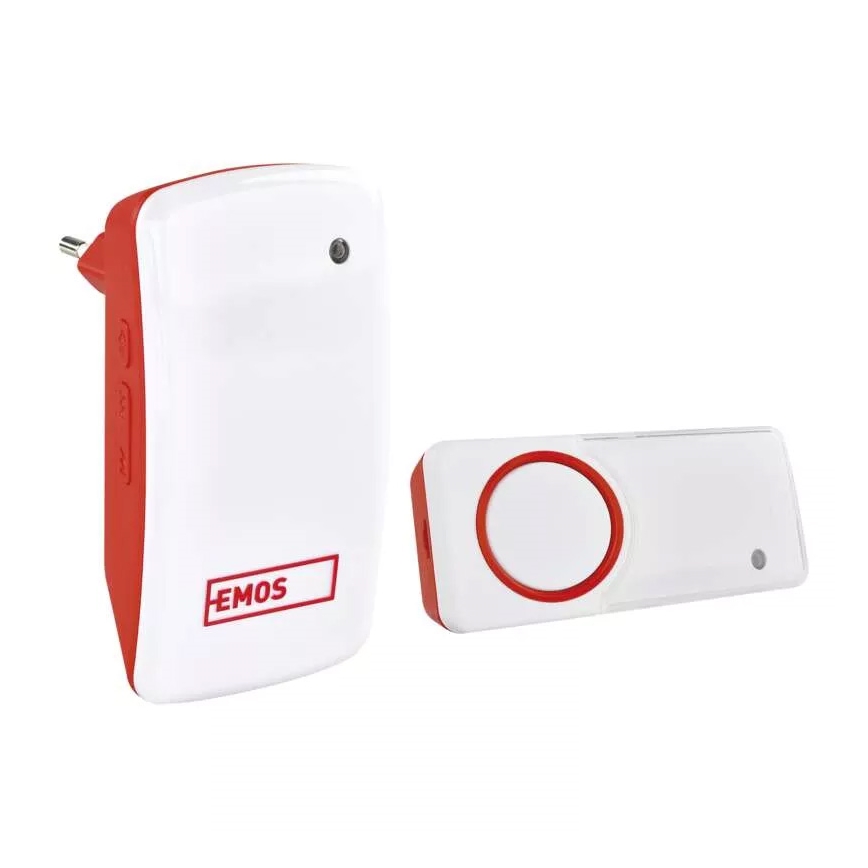 trådlös ringklocka för vägguttag 230V IP44