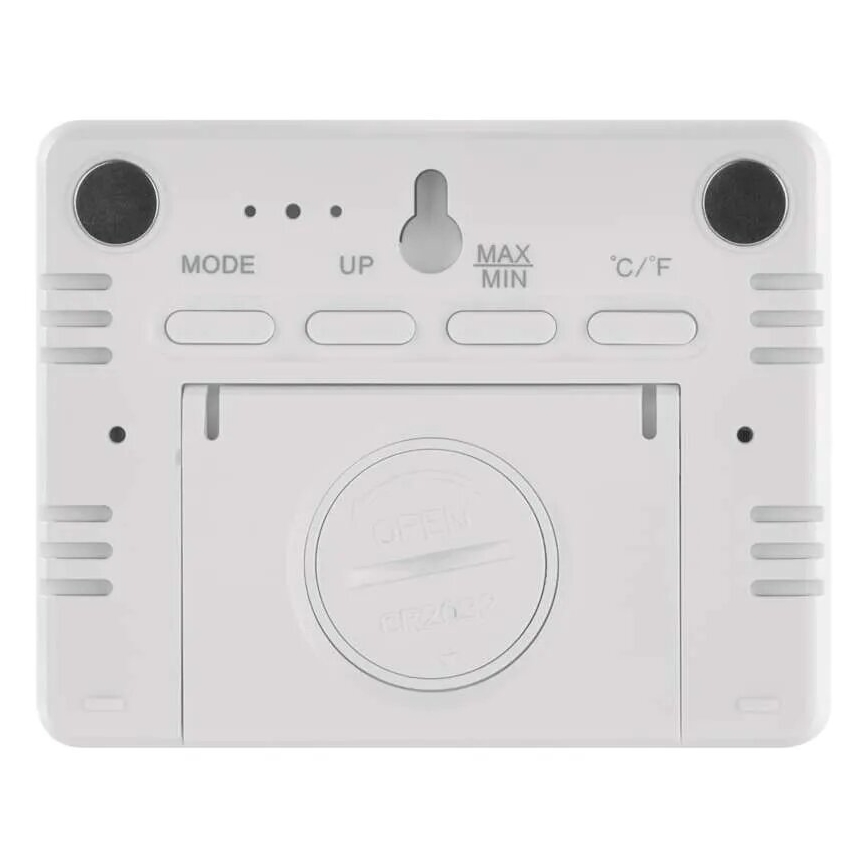 Trådlös termometer med fuktighetsmätare 1xCR2032 vit