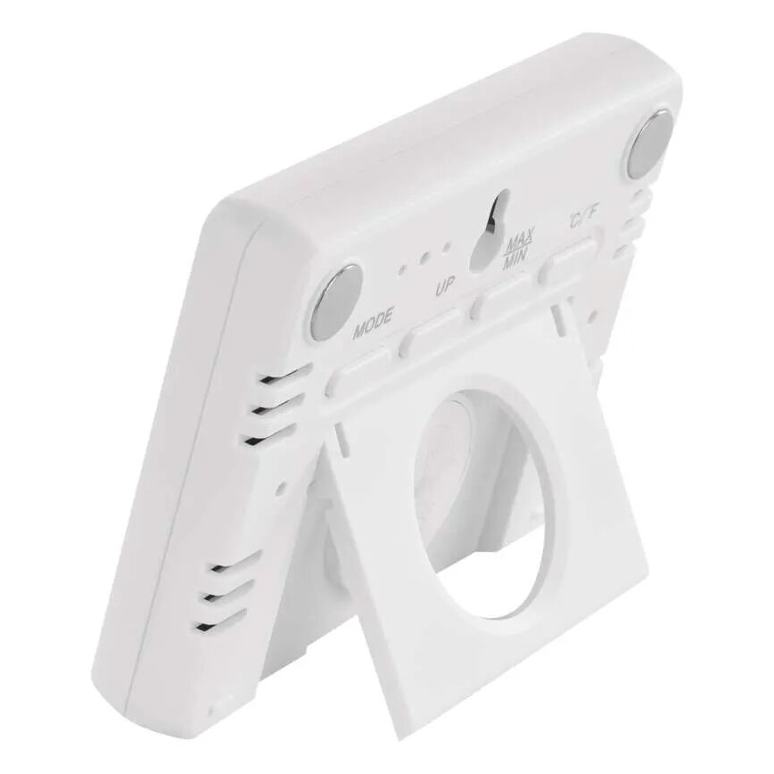 Trådlös termometer med fuktighetsmätare 1xCR2032 vit