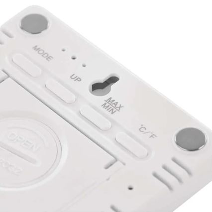 Trådlös termometer med fuktighetsmätare 1xCR2032 vit