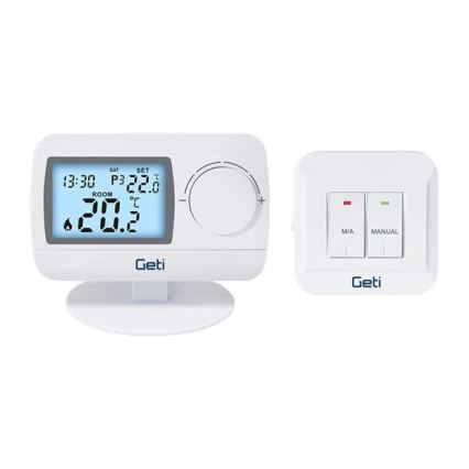Trådlös termostat 2xAA + 230V