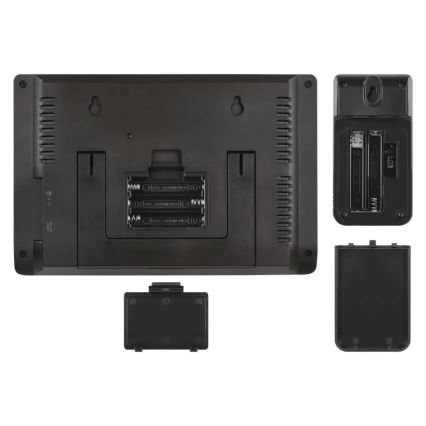 Trådlös väderstation med tre sensorer 5V/3xAAA + 2xAAA