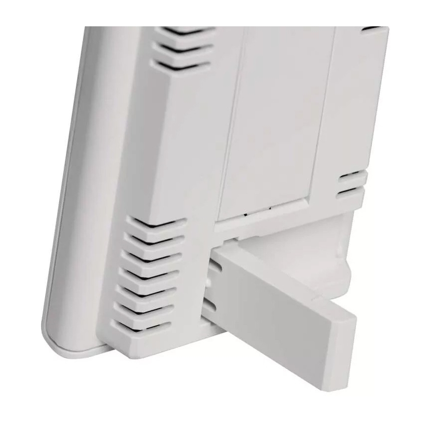 Trådlös väderstation med väckarklocka 2xAAA + 2xAA vit