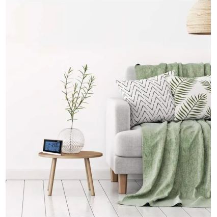 Trådlös väderstation med väckarklocka 3xAAA + 2xAAA svart